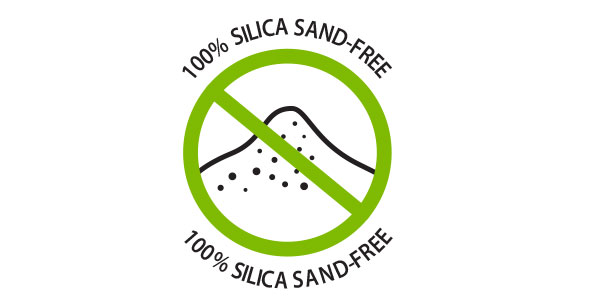 silica sand-free